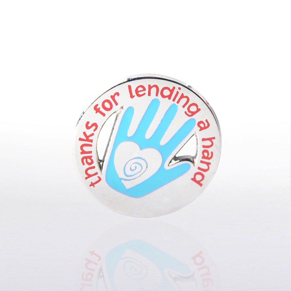 Lapel Pin - Hand: Thanks for Lending a Hand