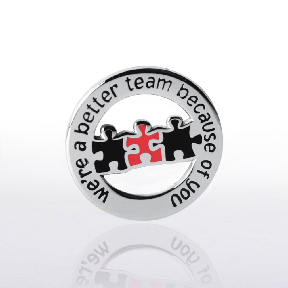 Lapel Pin - Better Team Round