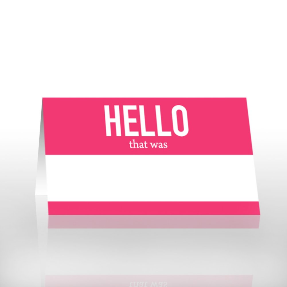 Pocket Praise - Hello My Name Is... CARD1