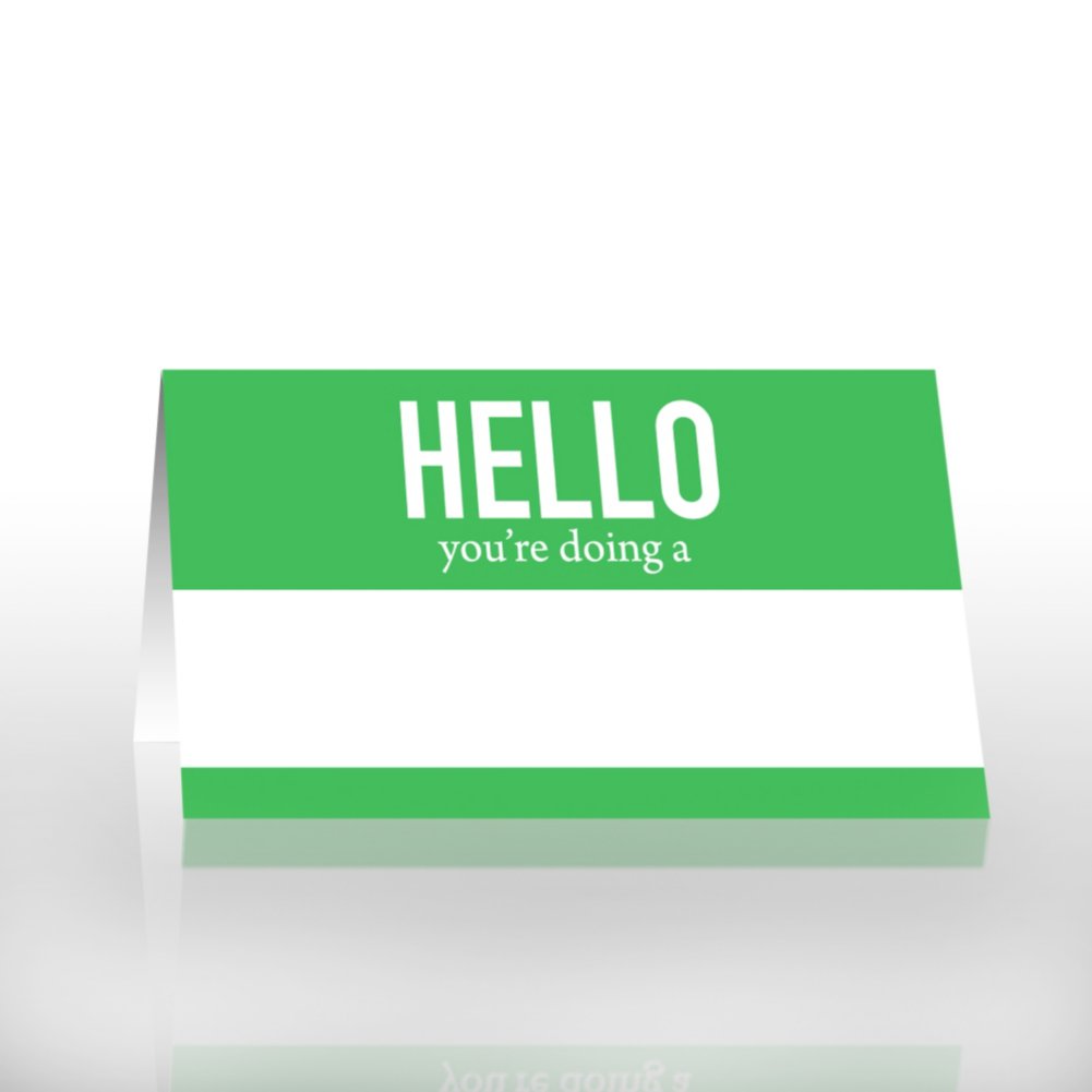 Pocket Praise - Hello My Name Is... CARD4
