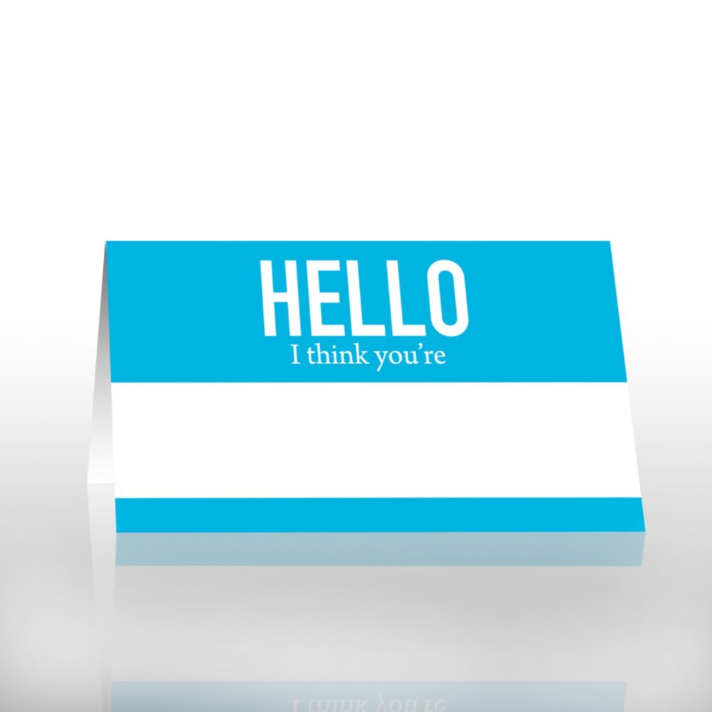 Pocket Praise - Hello My Name Is... CARD5