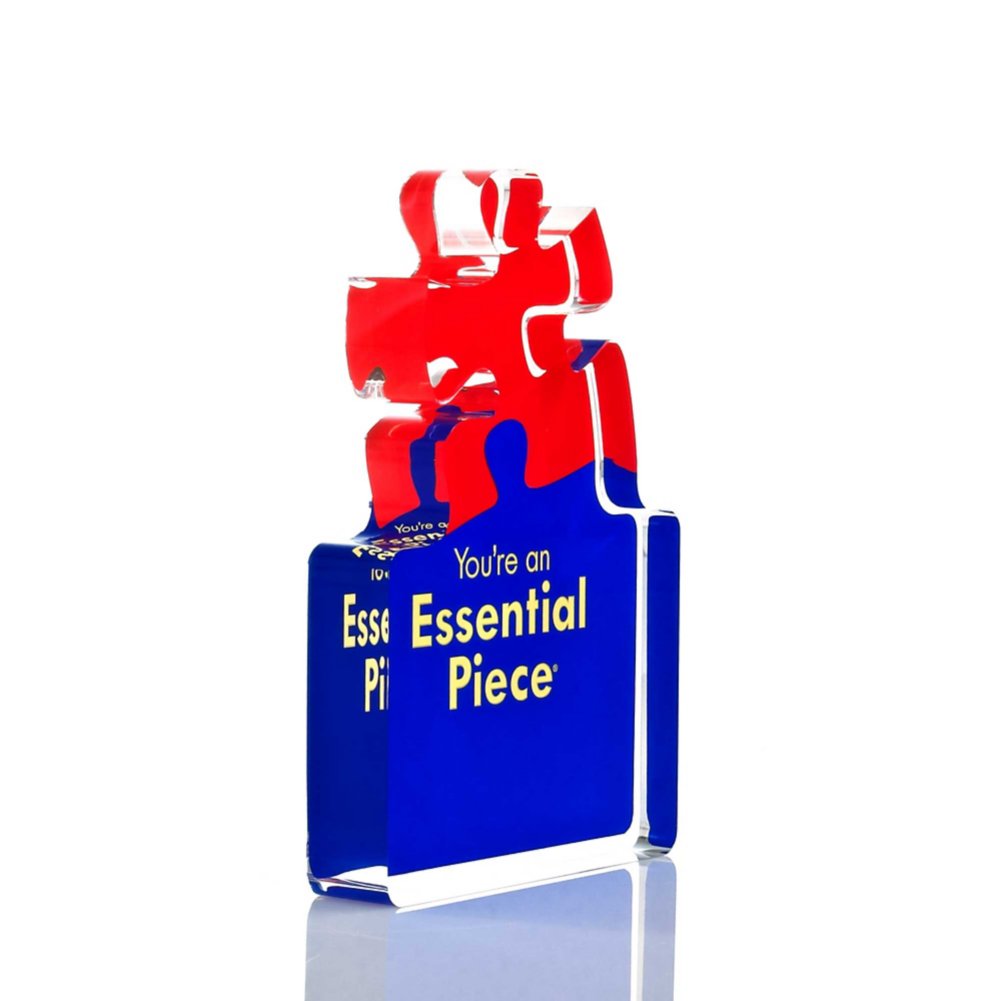 Desktop Acrylic Trophy - Essential Piece SIDE