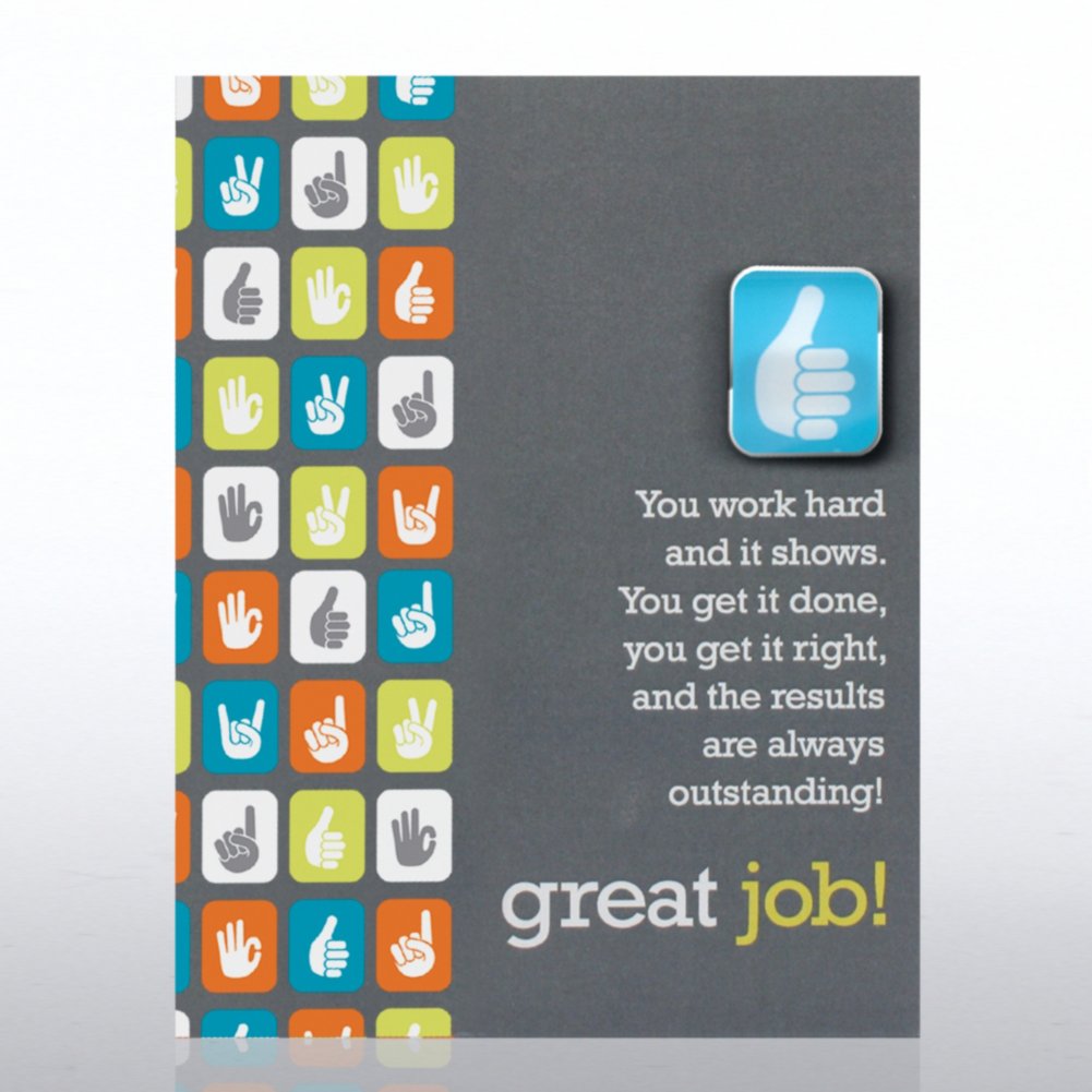 Character Pin - Great Job - New