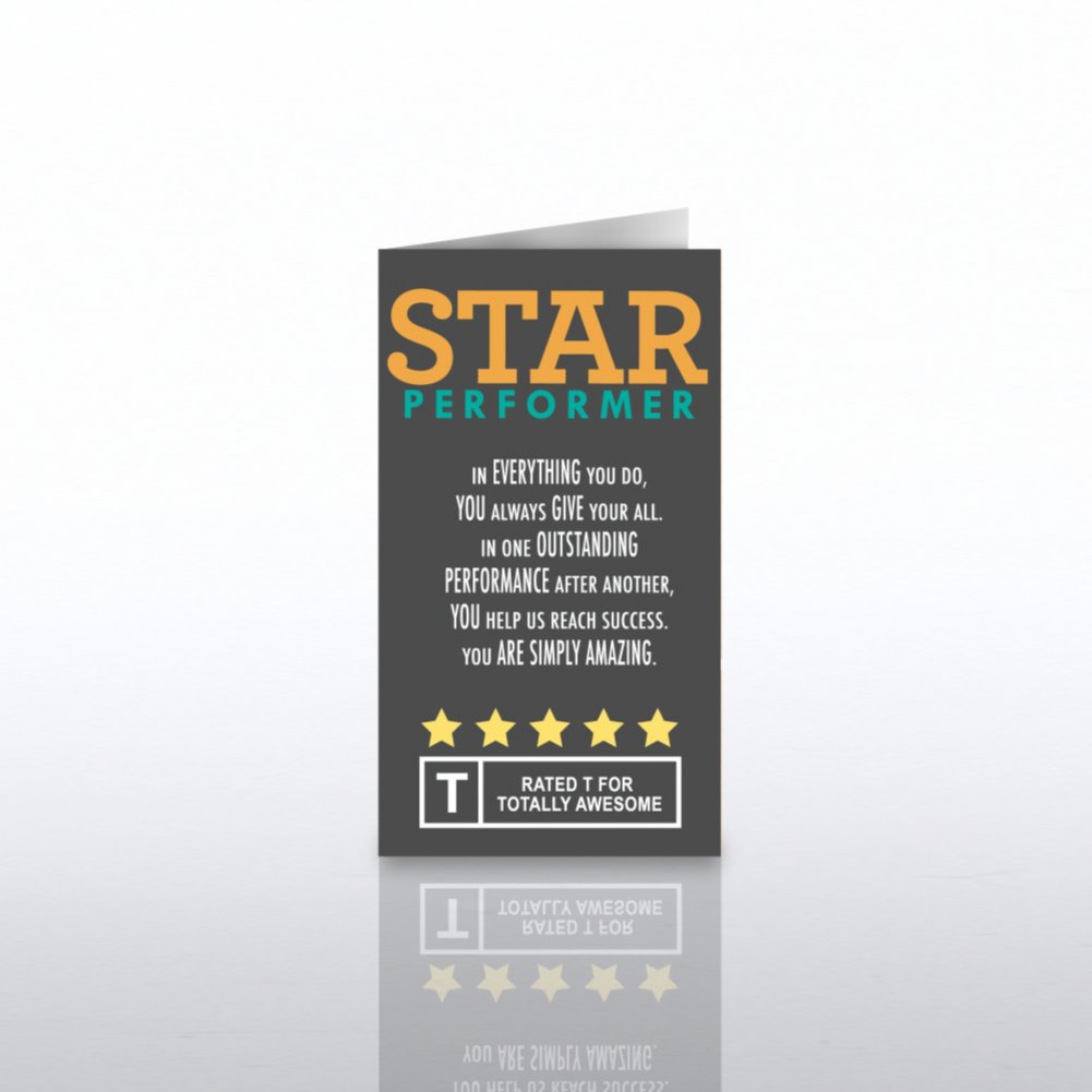 Pocket Praise - Star Performer CARD2