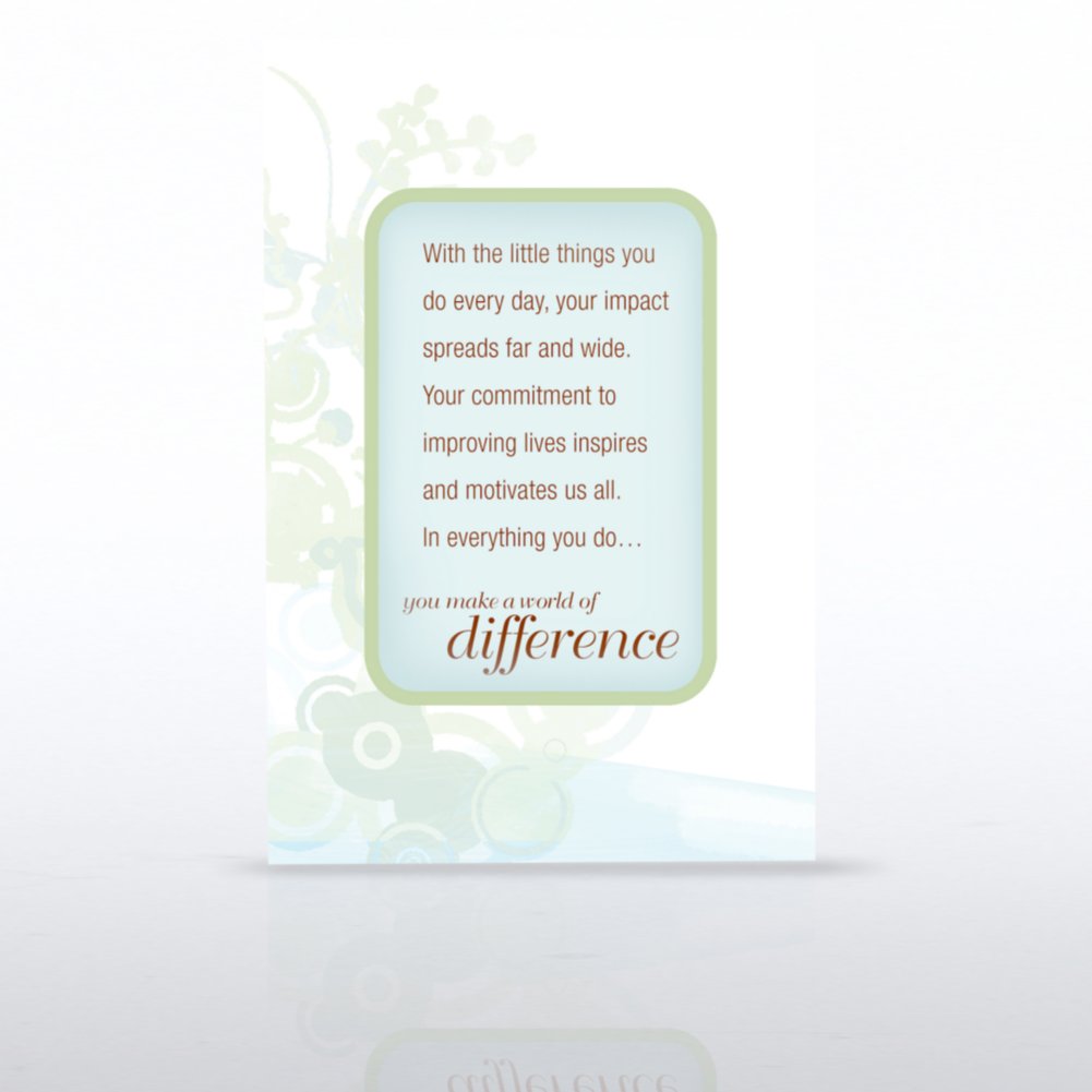 Cheers Kit Refills - You Make a World of Difference CARD4