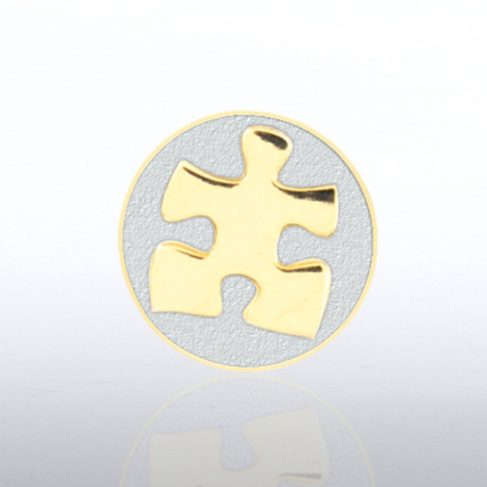 Lapel Pin - Essential Piece - Duo Tone - Round
