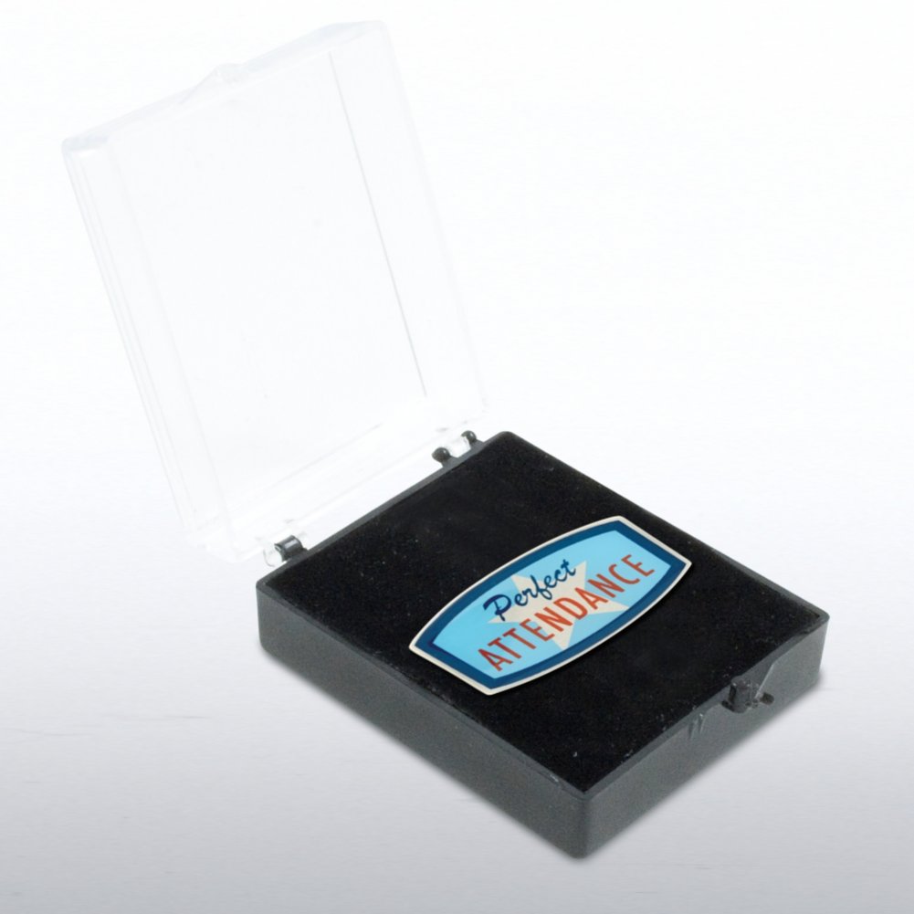 Lapel Pin - Perfect Attendance - Star BOX