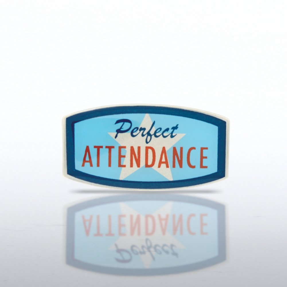 Lapel Pin - Perfect Attendance - Star