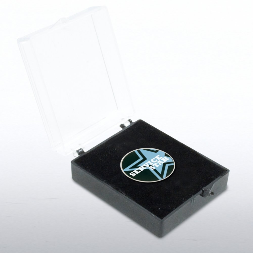 Lapel Pin - Service Star - Round BOX