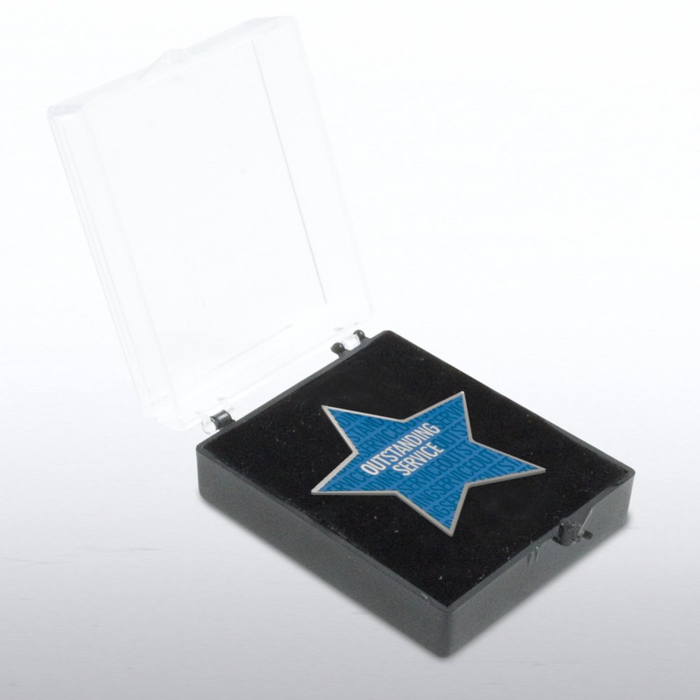 Lapel Pin - Outstanding Service Star BOX