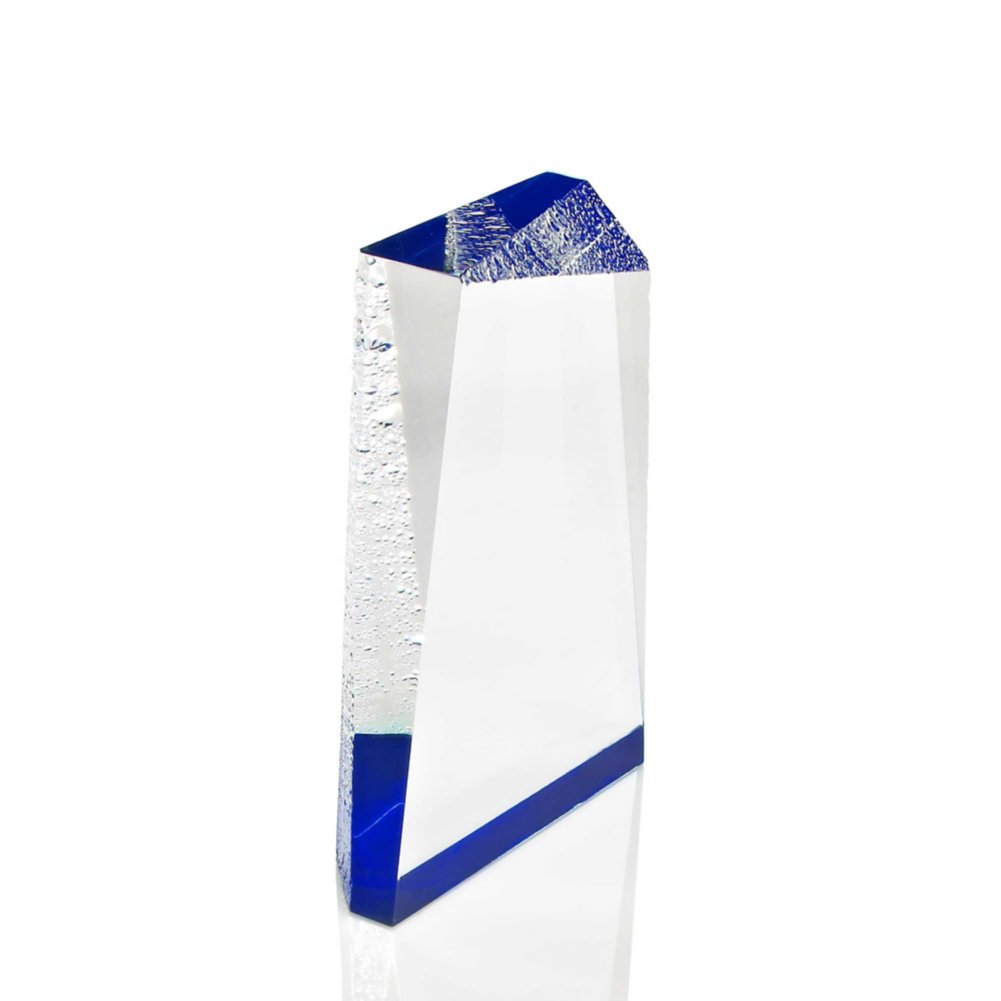 Acrylic Glacier Trophy - Small SIDE