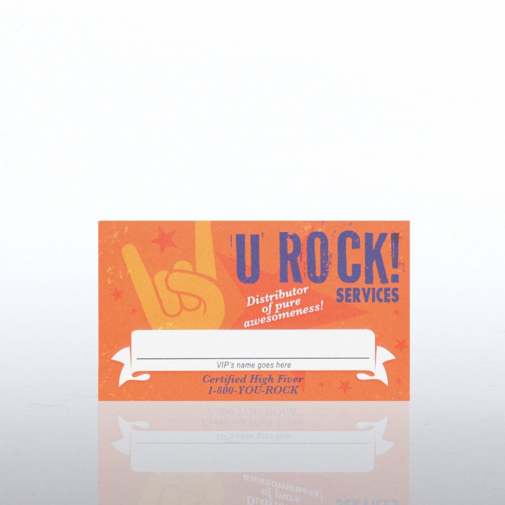 Fun Business Cards - Recognition Notes CARD2