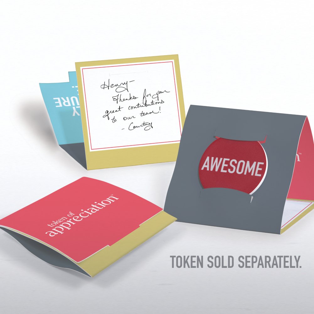 Tokens of Appreciation Envelope Cards - Exclamations Awesome
