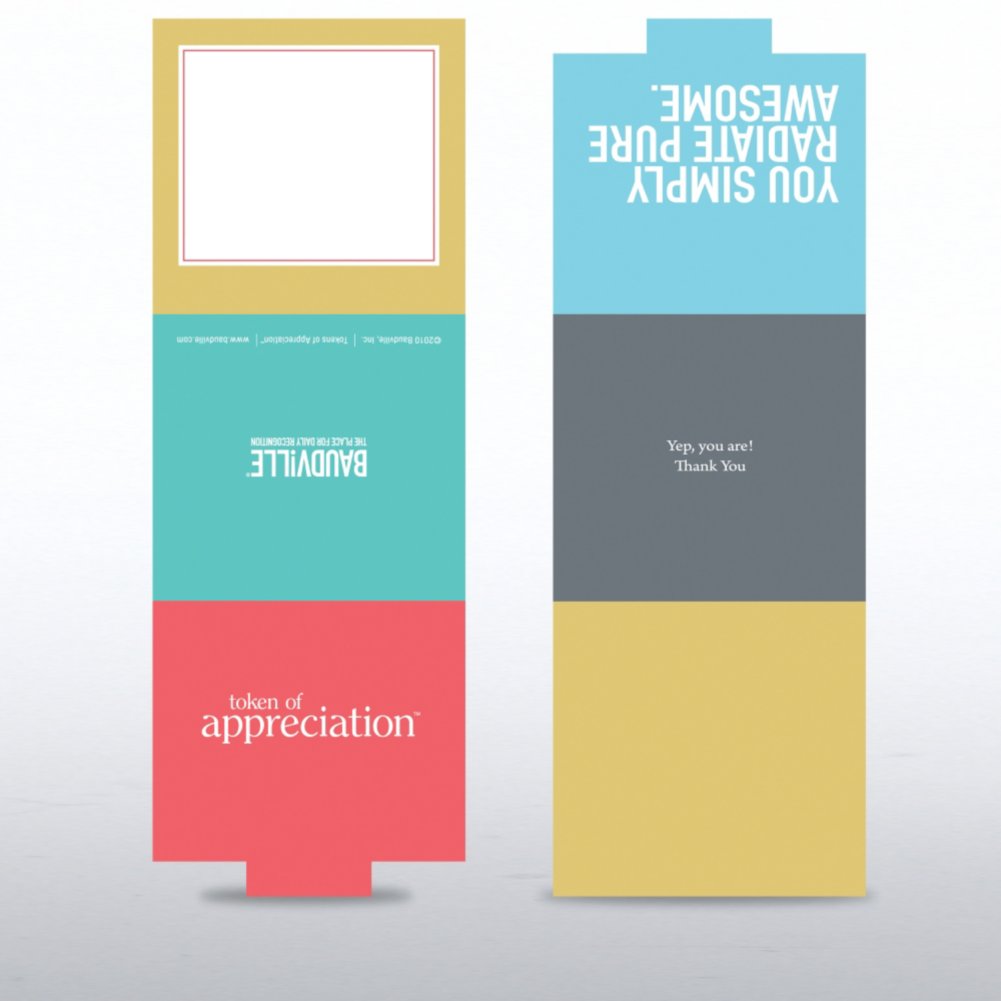 Tokens of Appreciation Envelope Cards - Exclamations Awesome OPEN