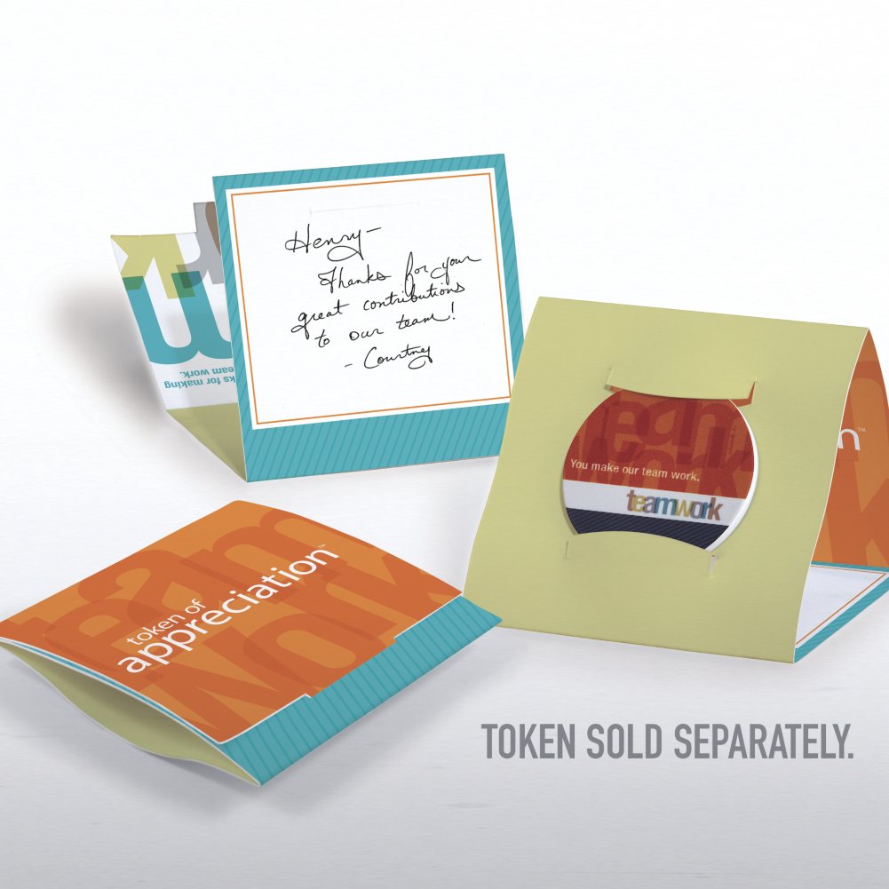 Tokens of Appreciation Envelope Cards - Teamwork