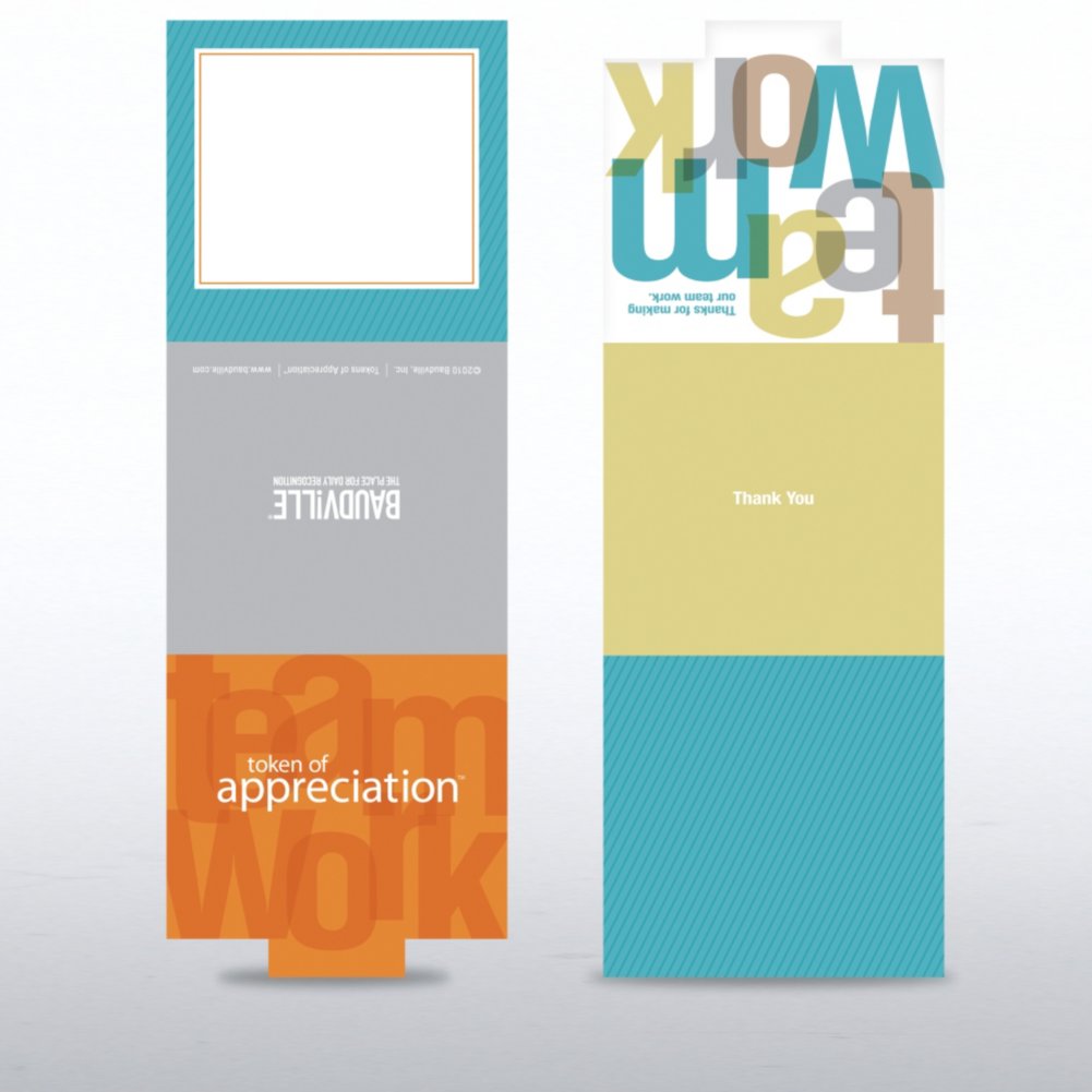 Tokens of Appreciation Envelope Cards - Teamwork OPEN