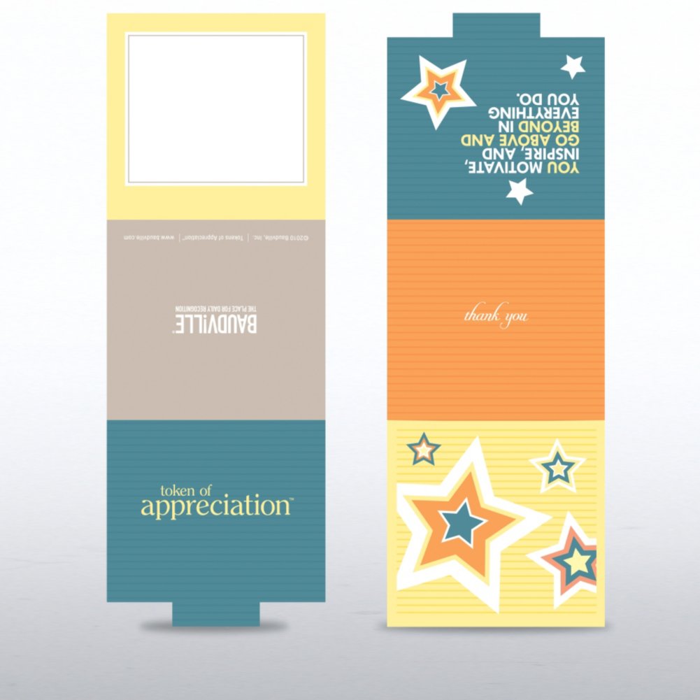 Tokens of Appreciation Envelope Cards - Shining Star OPEN