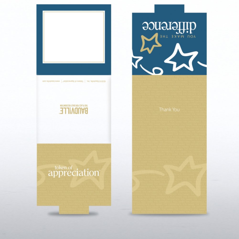 Tokens of Appreciation Envelope Cards - Make the Difference OPEN