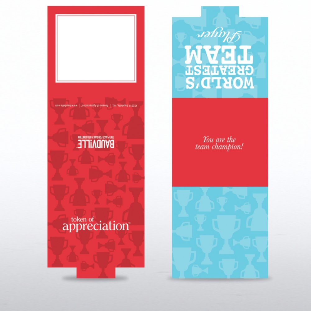 Tokens of Appreciation Envelope Cards - Worlds Greatest Team OPEN
