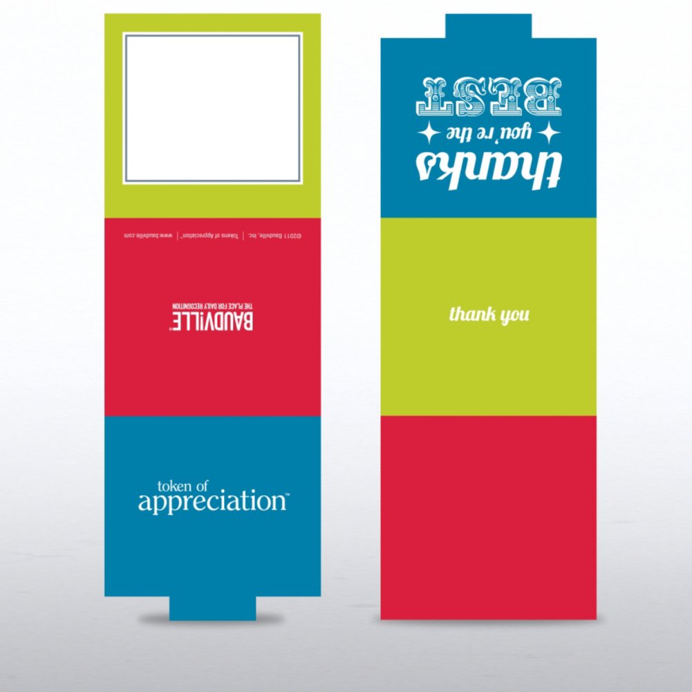 Tokens of Appreciation Envelope Cards - Thank You Theme OPEN