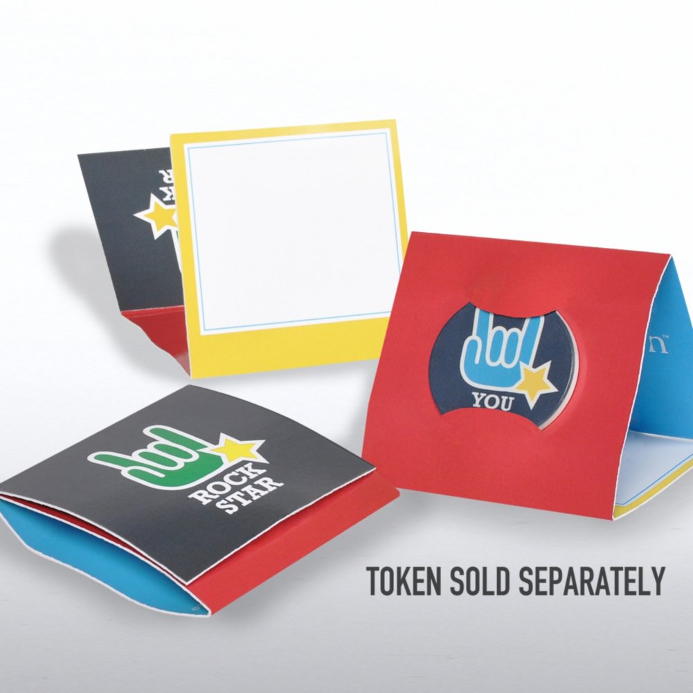 Tokens of Appreciation Envelope Cards - You Rock Star