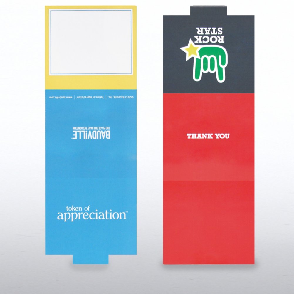 Tokens of Appreciation Envelope Cards - You Rock Star OPEN