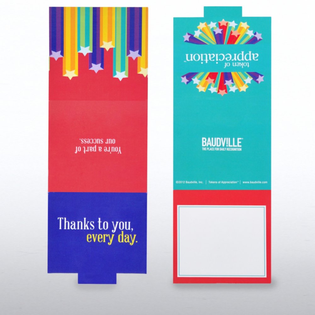Tokens of Appreciation Envelope Cards - We Appreciate You OPEN