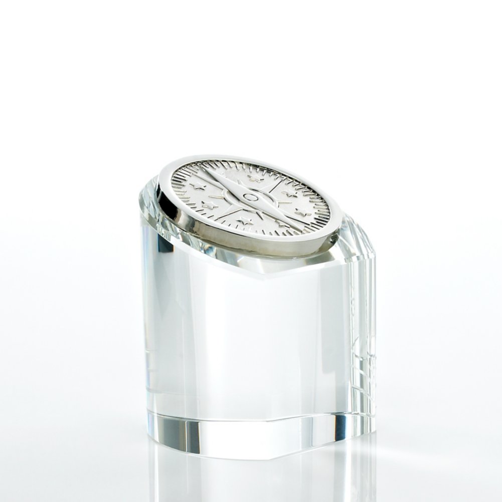 Crystal Rondure Award - Compass SIDE