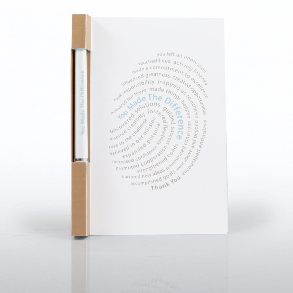 Greeting Card & Pen Gift Set - You Made the Difference