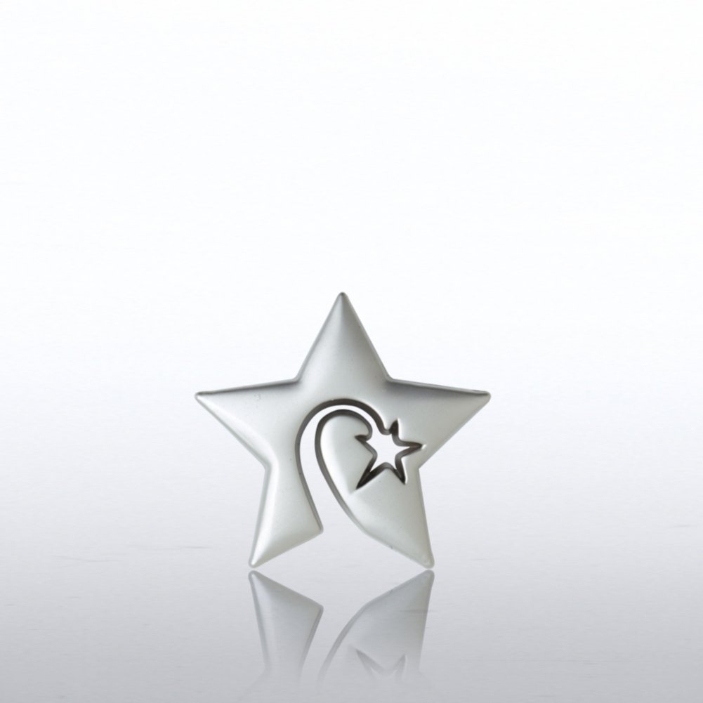 Lapel Pin - Swirly Star