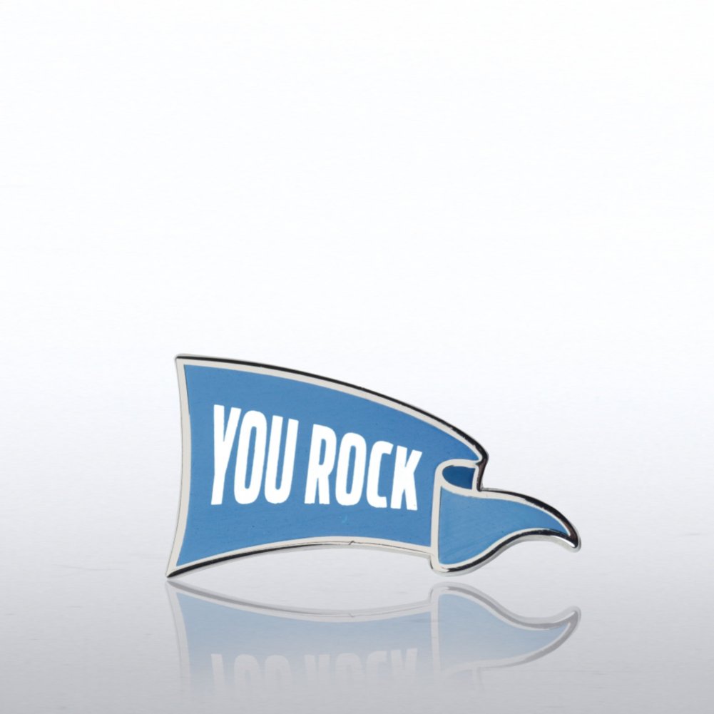 Lapel Pin - You Rock Banner