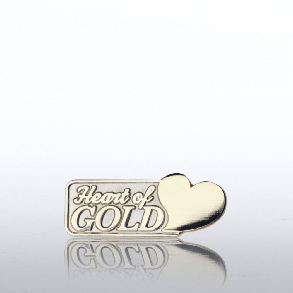 Lapel Pin - Heart of Gold
