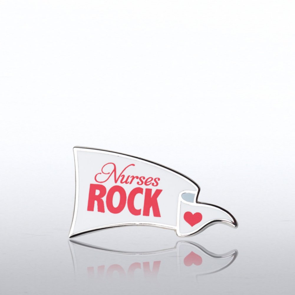 Lapel Pin - Nurses Rock Banner