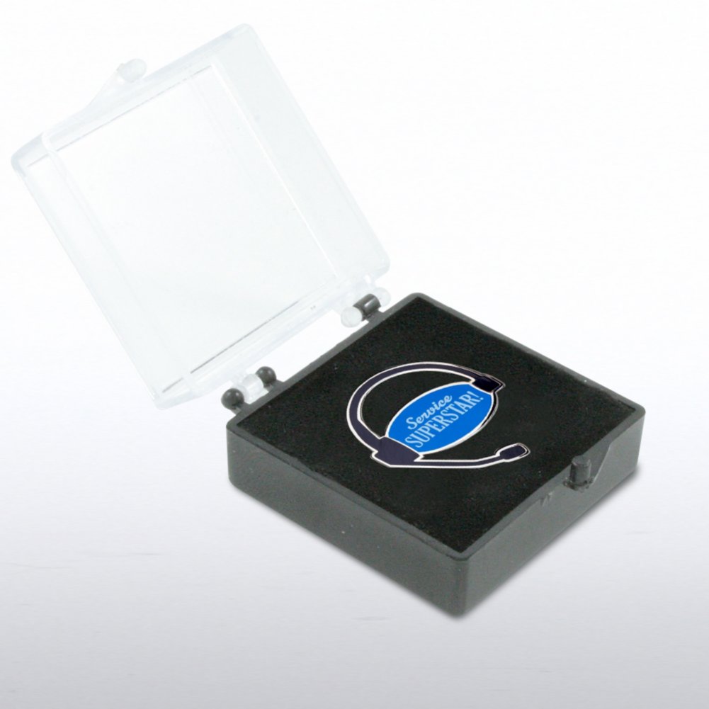 Lapel Pin - Service Head Set BOX