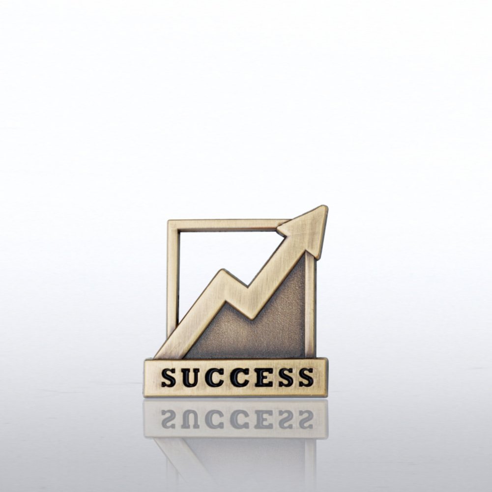 Lapel Pin - Success Graph
