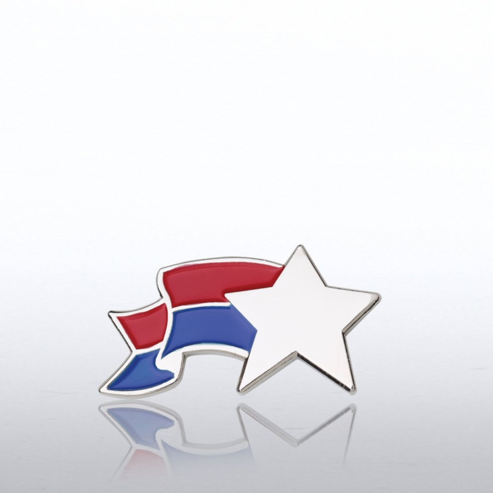 Lapel Pin - Star Sparkle Banner
