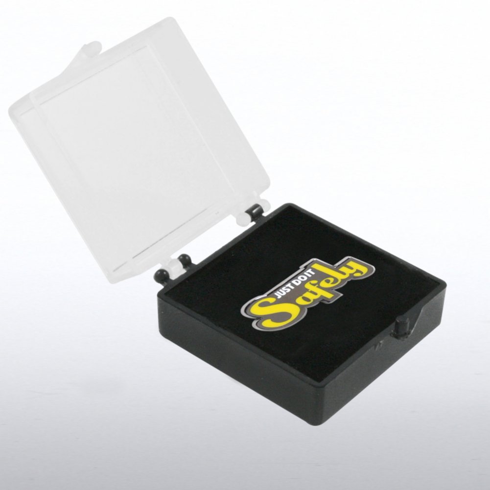 Lapel Pin - Just Do It Safely BOX