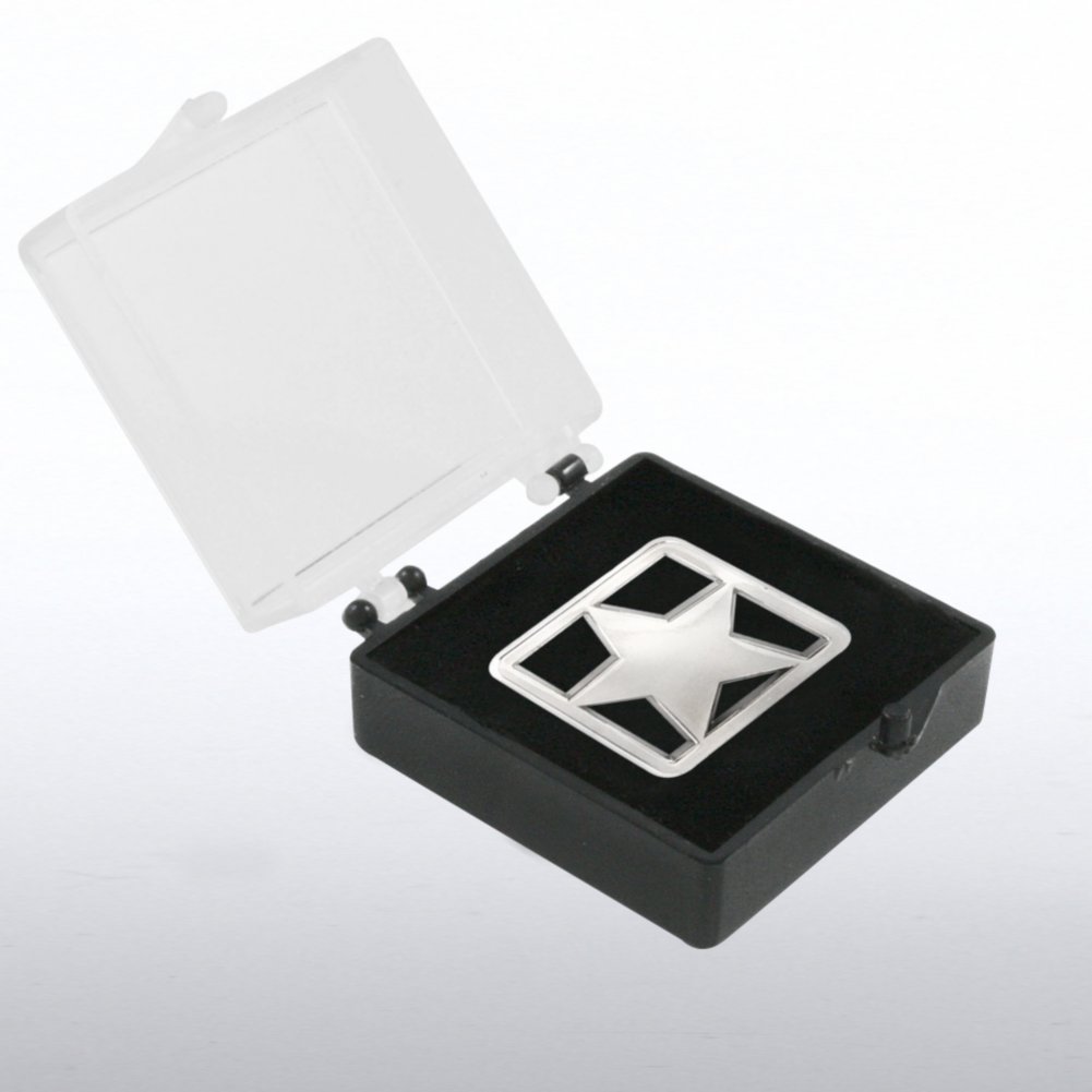 Lapel Pin - Square Star BOX
