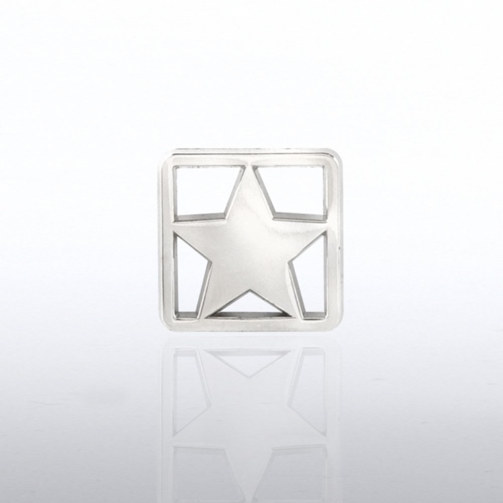 Lapel Pin - Square Star