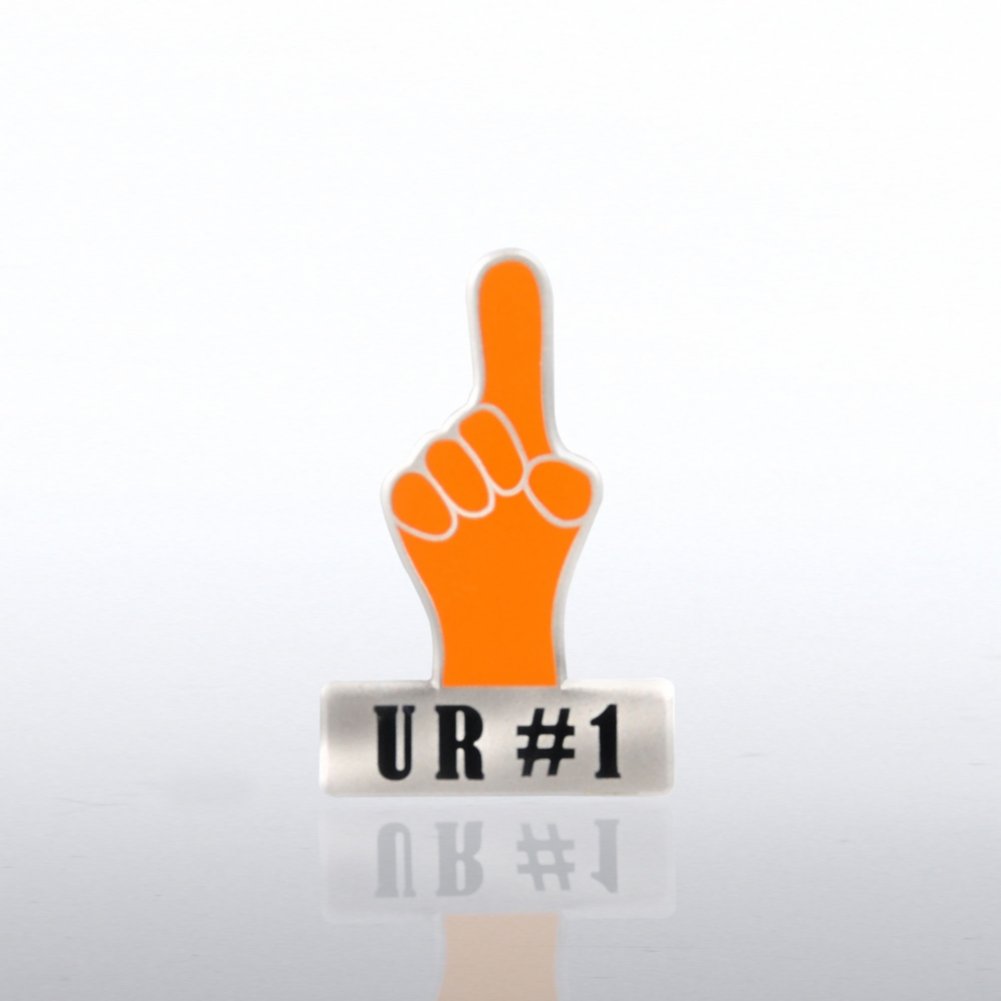 Lapel Pin - You're #1 Hand