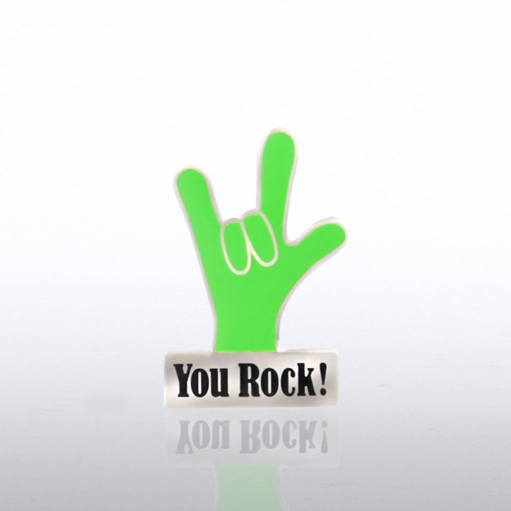 Lapel Pin - You Rock Hand
