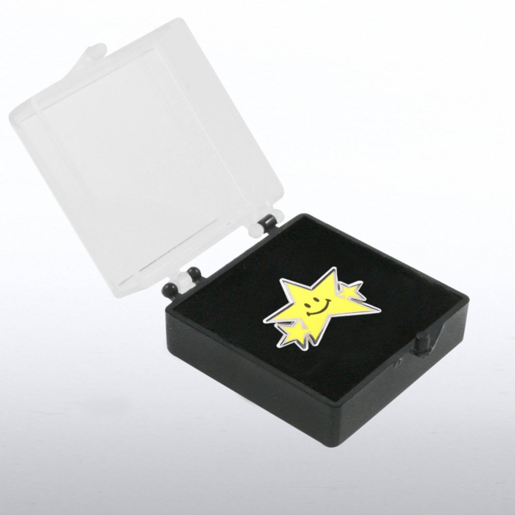 Lapel Pin - Smiley Star BOX