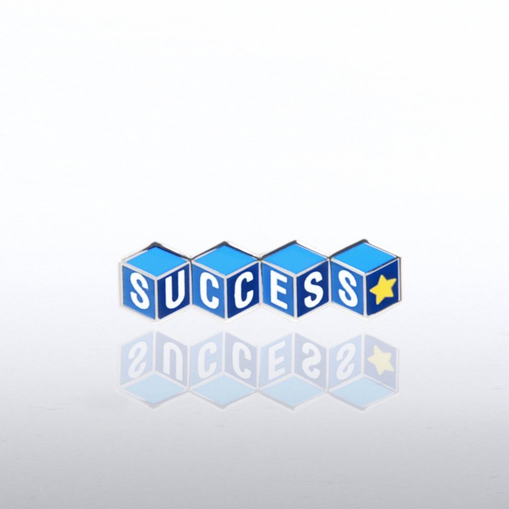 Lapel Pin - Success Blocks