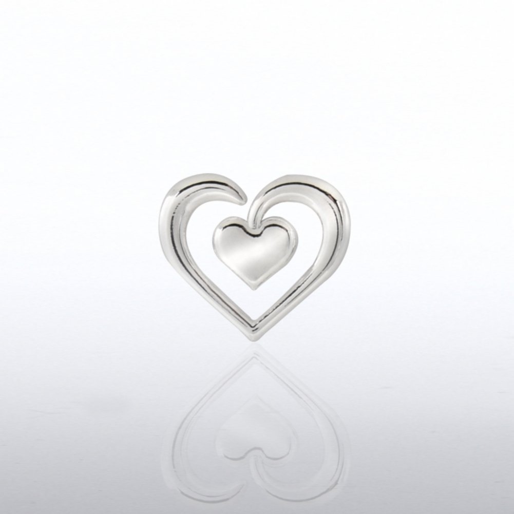 Lapel Pin - Duo Heart
