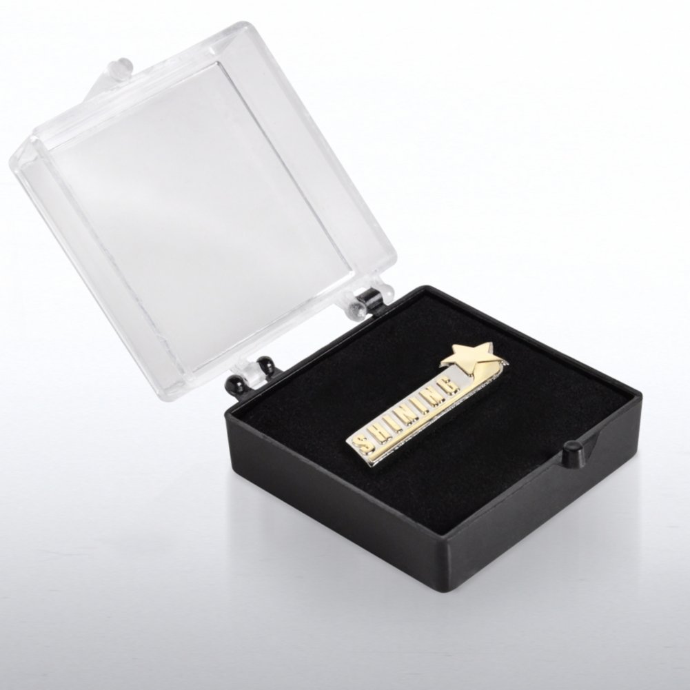 Lapel Pin - Swoosh Star Shining BOX
