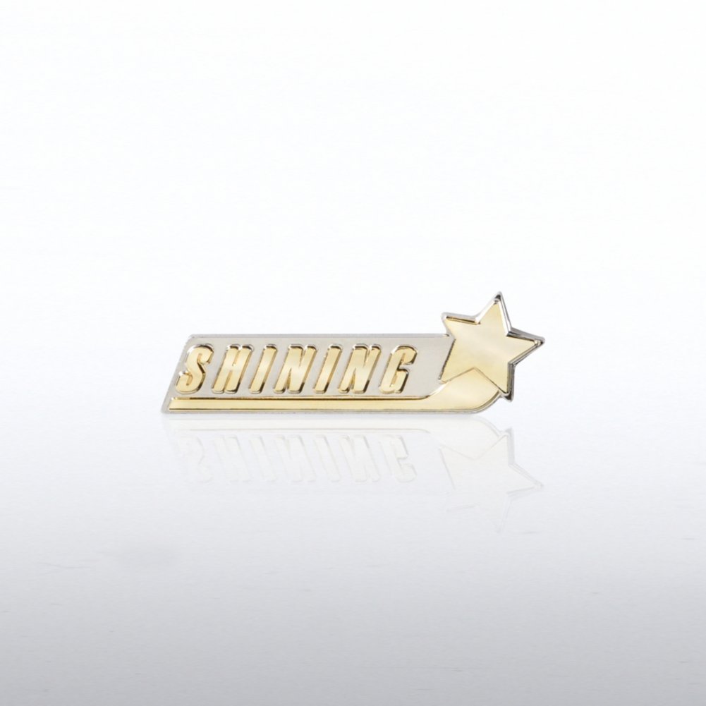 Lapel Pin - Swoosh Star Shining