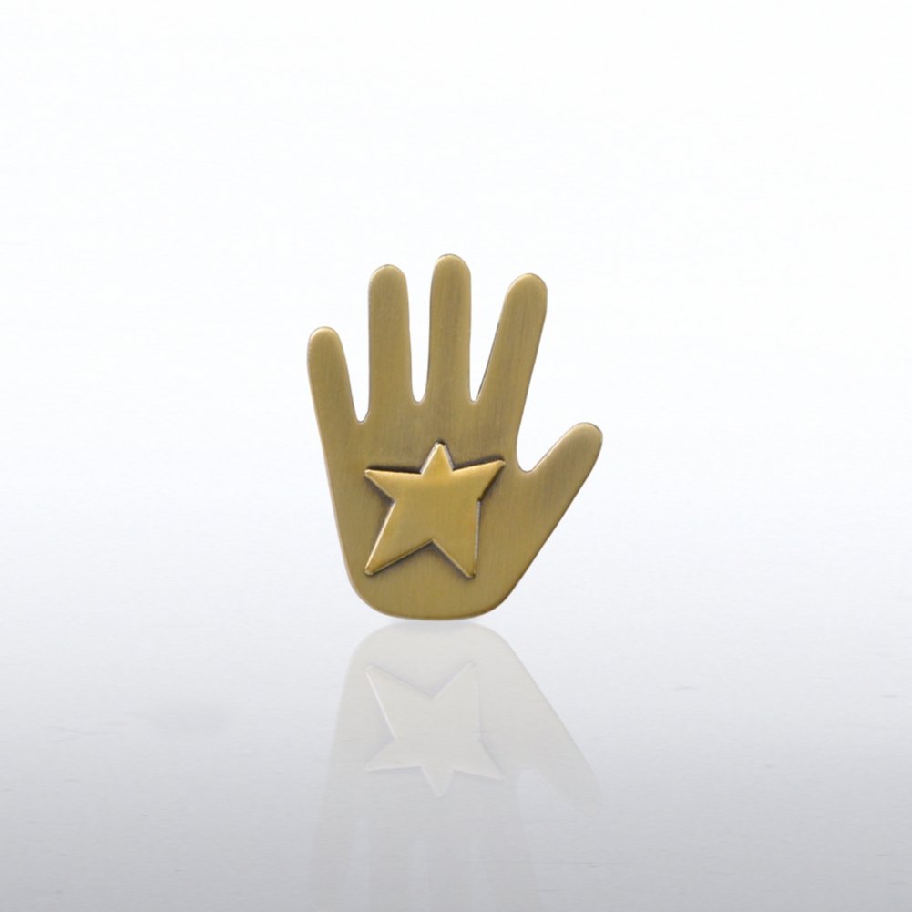 Lapel Pin - Star Hand