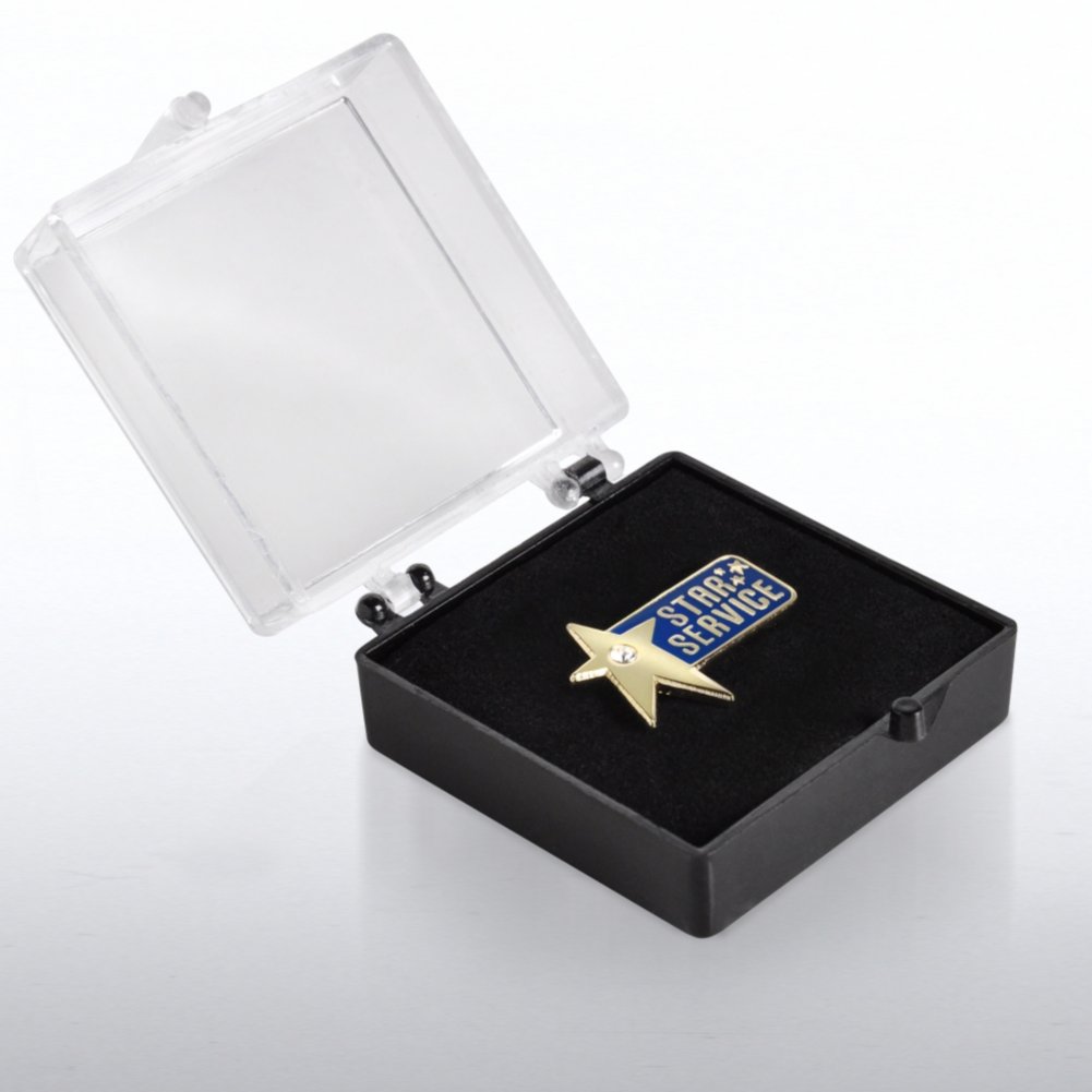 Lapel Pin - Service Star Gem BOX