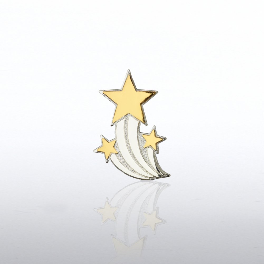 Lapel Pin - Shooting Star Trio