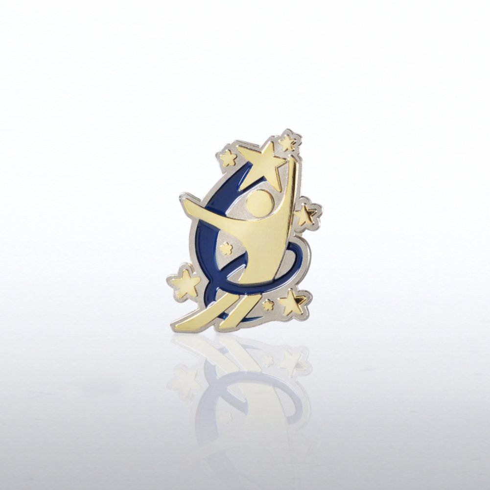 Lapel Pin - Swirl Guy